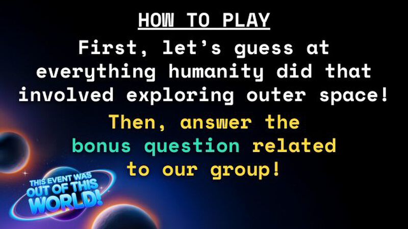 This Event Was Out Of This World